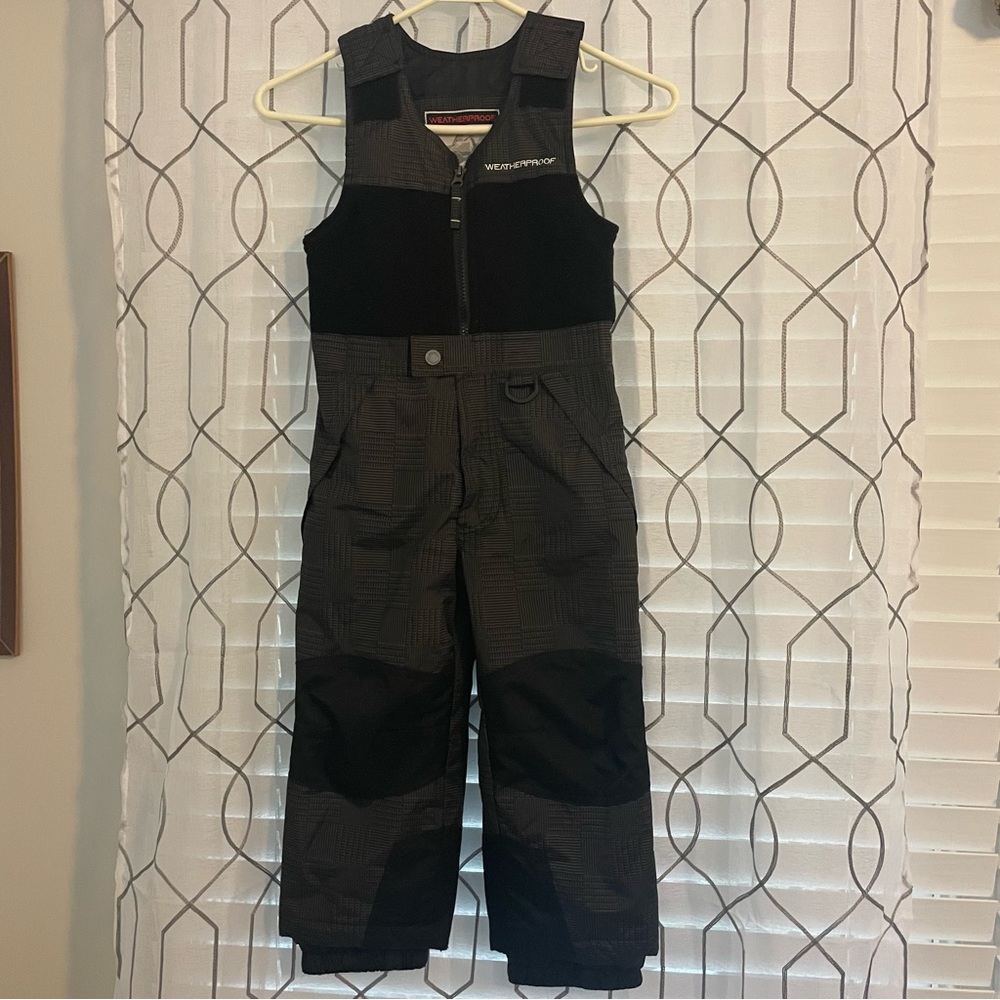 Weatherproof toddler snow bibs size 4T